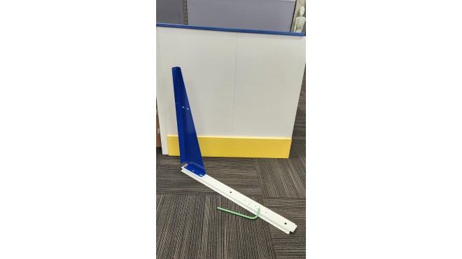 Tall Board Support Assembly - White Base